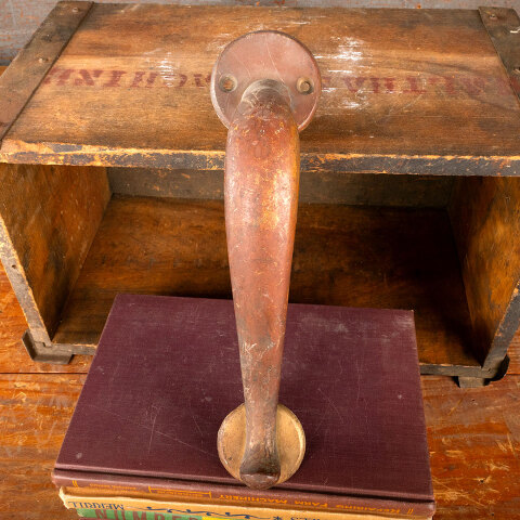 #43834 Salvaged Antique Sargent Bronze Door Handle image 5