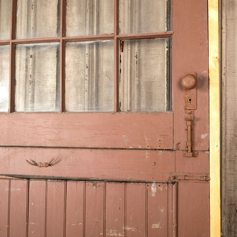 #43840 47x97 Arched Top 12 Lite Wood Dutch Door image 8