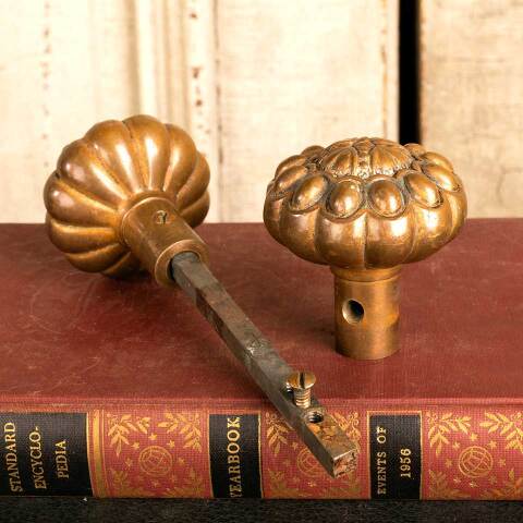 #43844 RARE Antique Russell & Erwin Doorknobs image 5