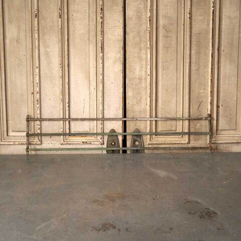 #43877 Antique Brass Door Security Guard Push Bar image 2