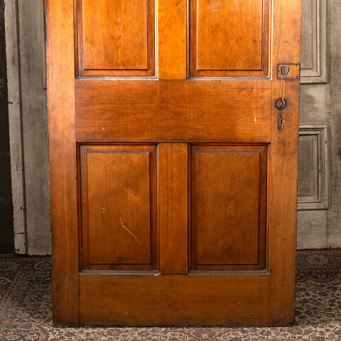 #43907 40x93 Salvaged Antique 4 Panel Interior Door image 7