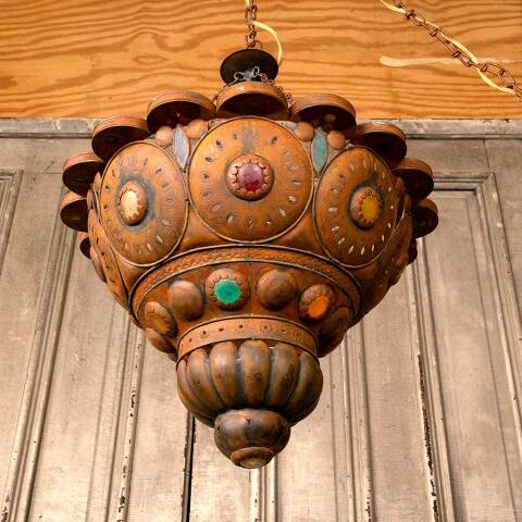 #43926 Moroccan Style Hanging Swag Light Fixture image 2