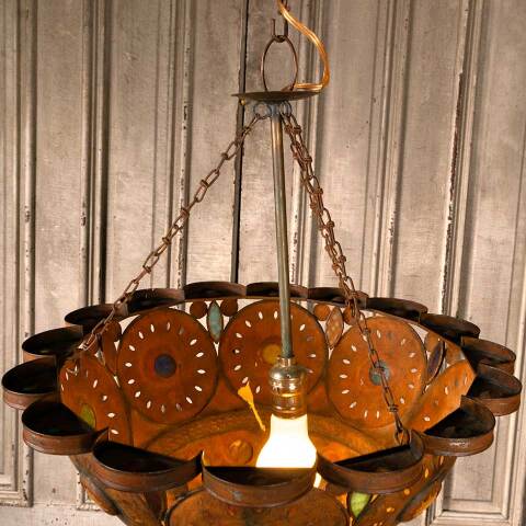 #43926 Moroccan Style Hanging Swag Light Fixture image 7