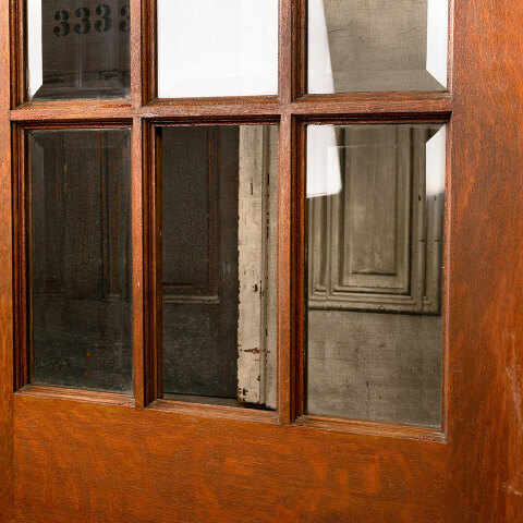 #43965 60x84 Salvaged Antique 15 Lite French Doors image 4