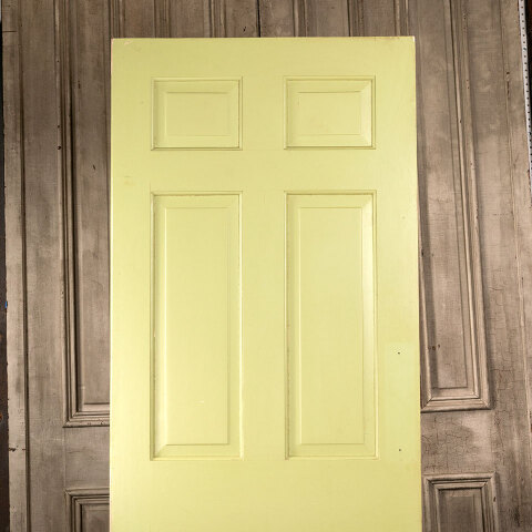 #43979 32x80 Salvaged Antique 6 Panel Swing Door image 2