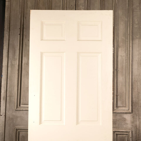 #43980 32x79 Salvaged Antique 6 Panel Swing Door image 6