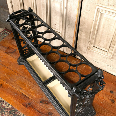 #44026 Large Victorian Gothic Umbrella Stand image 3