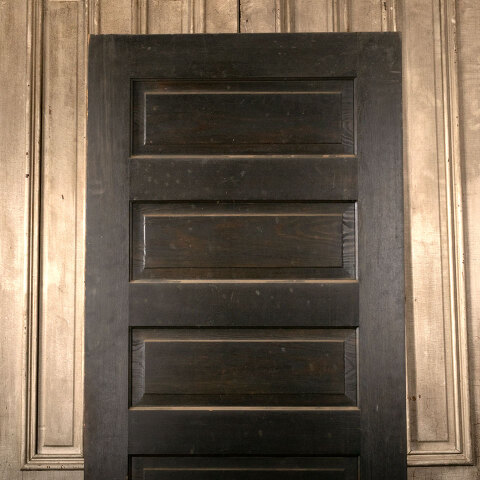 #44054 32x84 Antique 6 Panel Pine Interior Door image 6