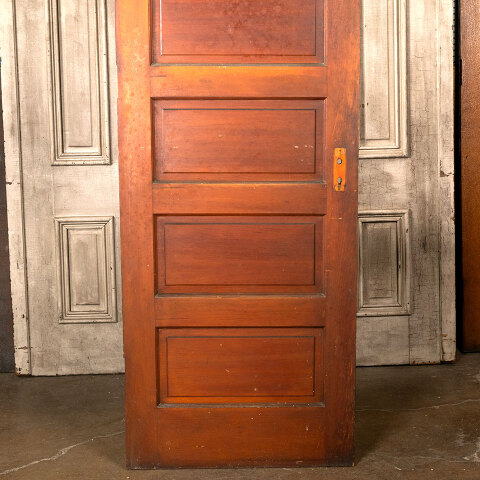 #44085 30x96 Antique 6 Panel Pine Interior Door image 3