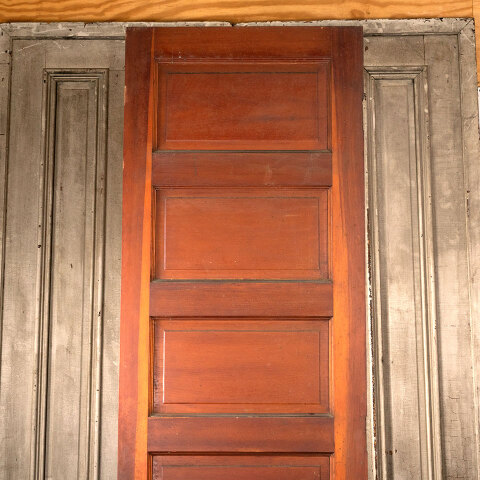 #44086 27x95 Antique 6 Panel Pine Interior Door image 6