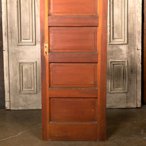 #44086 27x95 Antique 6 Panel Pine Interior Door image 7