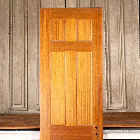 #44203 24x79 Salvaged Vintage 6 Panel Interior Door image 2