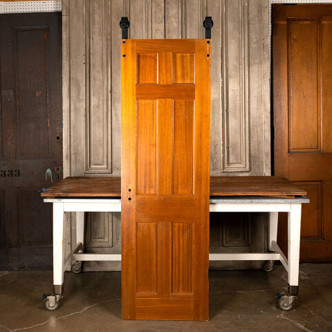 #44204 24x76 Salvaged Vintage 6 Panel Interior Door image 5