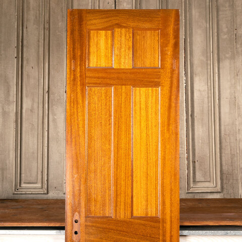 #44205 24x80 Salvaged Vintage 6 Panel Interior Door image 5