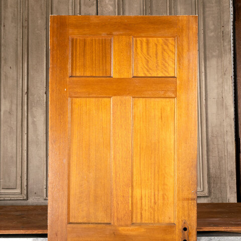 #44207 30x78 Salvaged Vintage 6 Panel Interior Door image 2