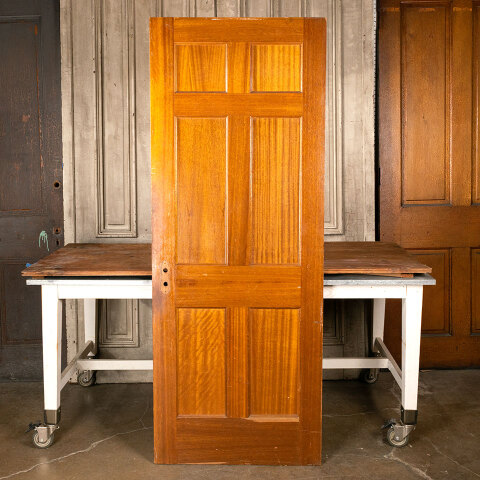 #44207 30x78 Salvaged Vintage 6 Panel Interior Door image 5