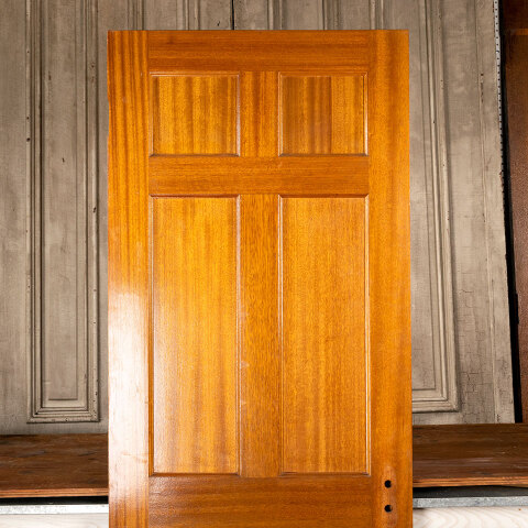 #44210 30x80 Salvaged Vintage 6 Panel Interior Door image 2