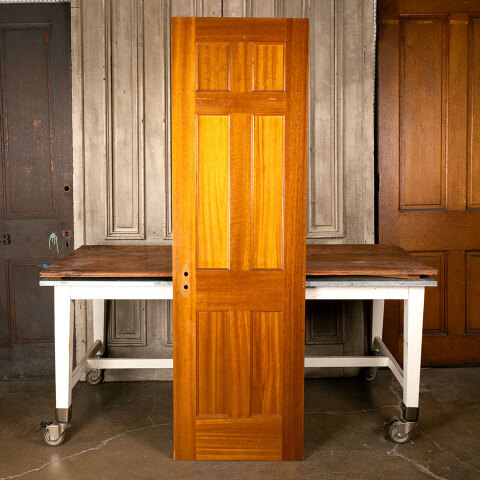 #44214 24x79 Salvaged Vintage 6 Panel Interior Door image 4