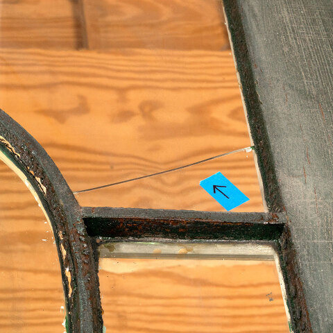 #44383 41x103 Salvaged Large Antique French Door image 4