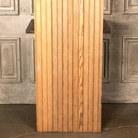 #44616 21x72 Salvaged Antique Pine Beadboard Door image 3