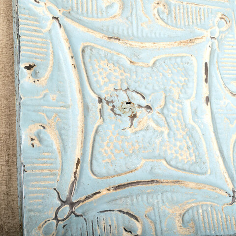 #44687 Pressed Tin Ceiling Tile Panel Wall Hanging image 4