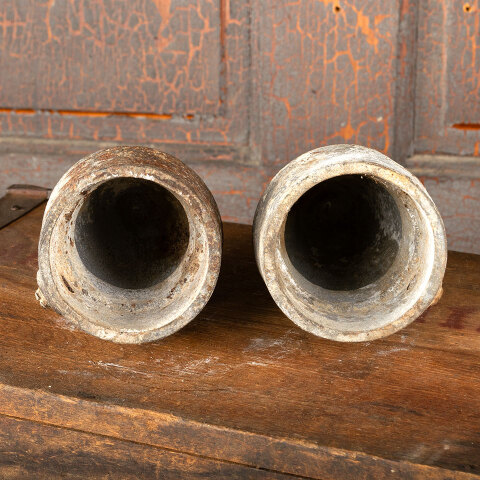 #44729 Salvaged Cast Metal Fence Post Finials image 4