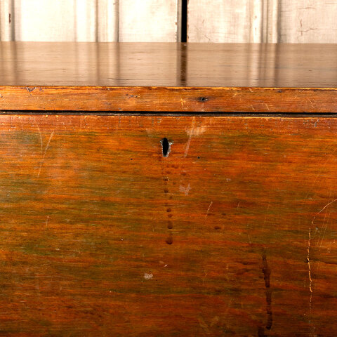 #44782 Antique Pine Blanket Chest image 4