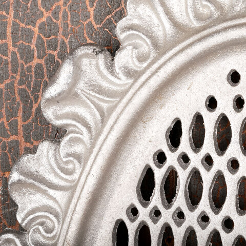 #44788 Ornate Cast Aluminum Oval House Vent image 5