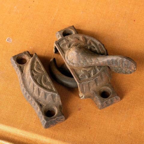 #44911 Antique Window Sash Lock Hardware image 4