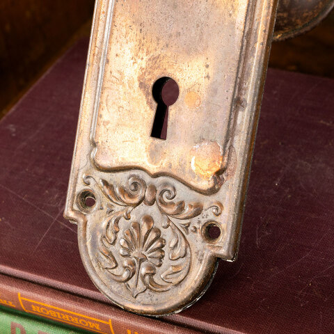 #44913 Antique Lockwood Door Hardware Set image 2