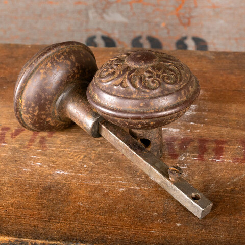 #44913 Antique Lockwood Door Hardware Set image 8