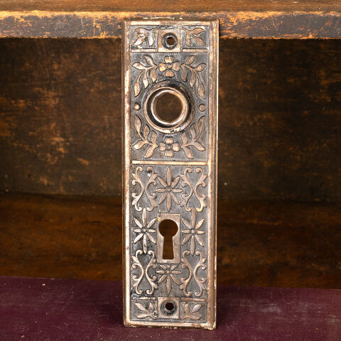 #44915 Antique Lockwood Doorknob Backplate image 4