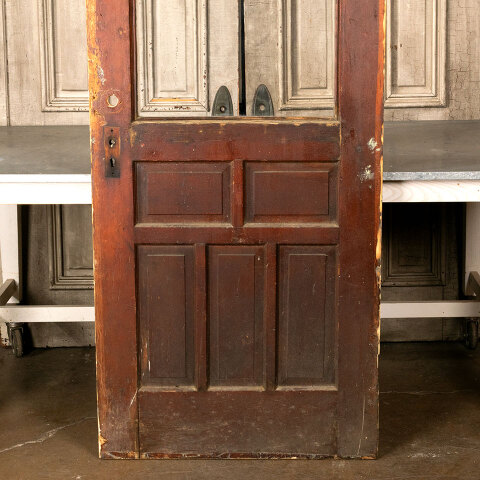 #44951 32x79 Salvaged Antique Victorian Entry Door image 7
