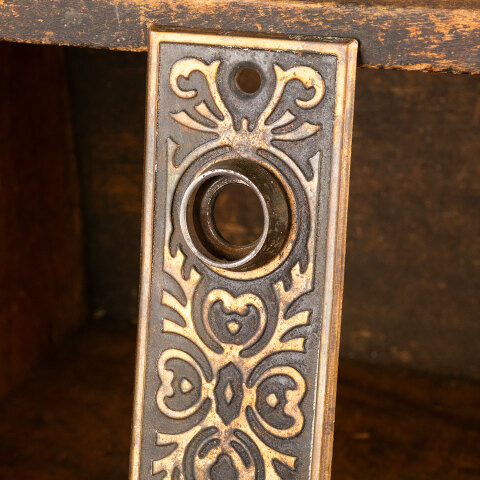 #44954 Antique Yale & Towne Doorknob Backplate image 2