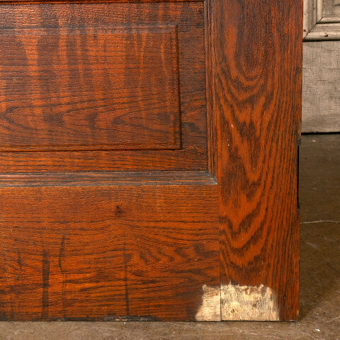 #44957 30x78 Antique Oak 5 Panel Interior Door image 8