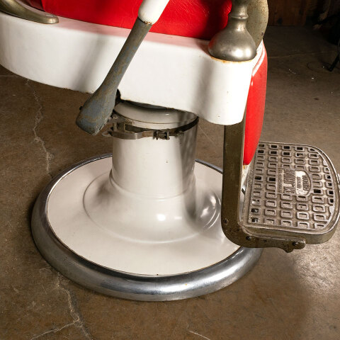 #44971 Antique Emil J. Paidar Barber Shop Chair image 3