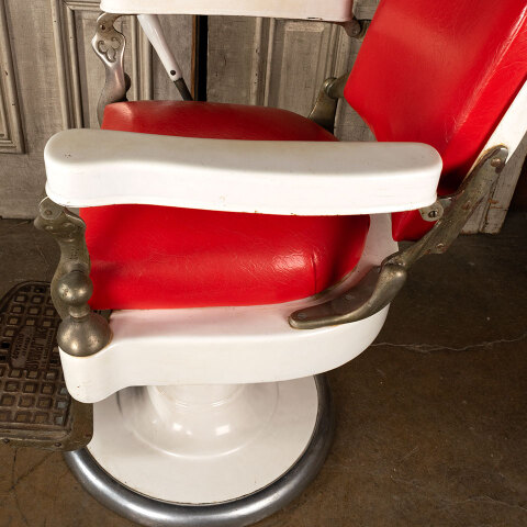 #44971 Antique Emil J. Paidar Barber Shop Chair image 6