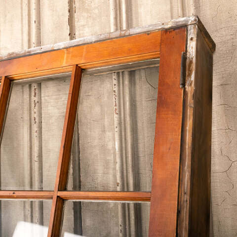 #44974 Salvaged Antique 6 Divided Lite Window image 3