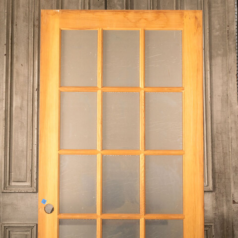 #45036 36x80 Modern 15 Lite Wood French Door image 5