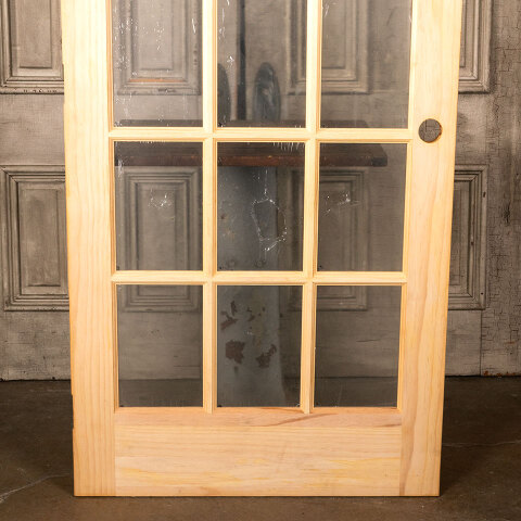 #45038 36x80 Modern 15 Lite Wood French Door image 3