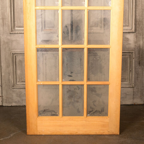 #45040 36x80 Modern 15 Lite Wood French Door image 6