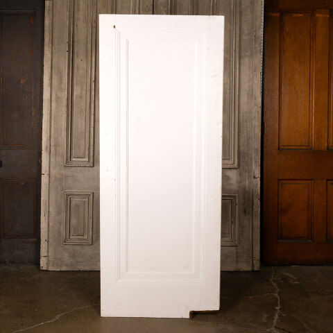 #45076 32x79 Salvaged Antique 1 Panel Swing Door image 4