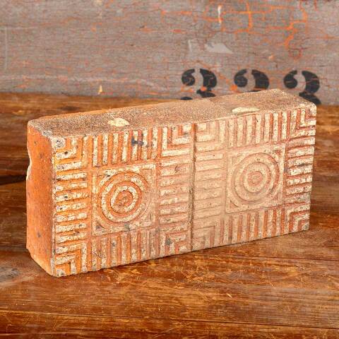 #45082 Antique Salt Glazed Circle Pattern Paver image 2