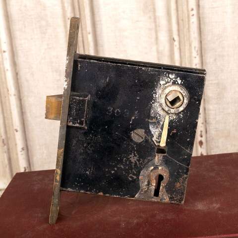 #45271 Antique J. B. Schroder Co. Mortise Latch Lock image 2