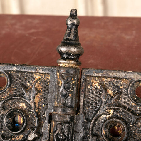 #45294 4" Antique Steeple Finial Door Hinge image 4