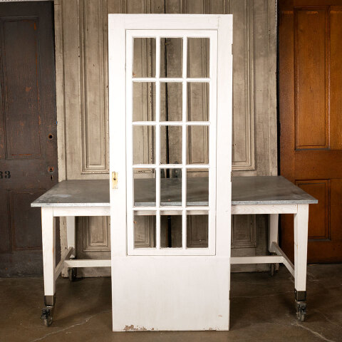 #45315 30x79 Antique 15 Lite Wood Storm Door image 5