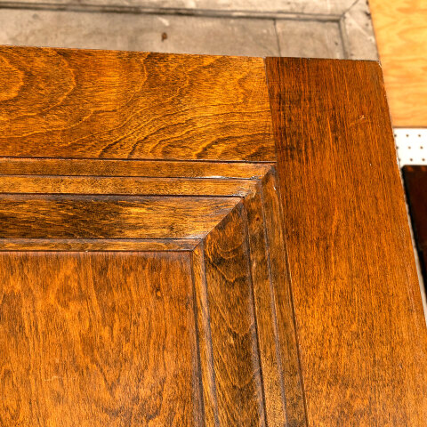 #45318 26x80 Salvaged Antique 1 Panel Interior Door image 4