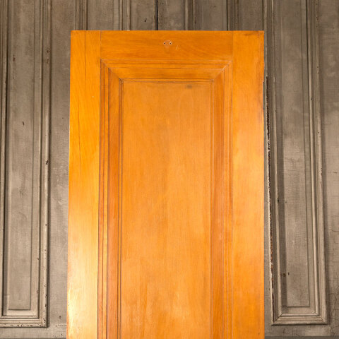 #45318 26x80 Salvaged Antique 1 Panel Interior Door image 6