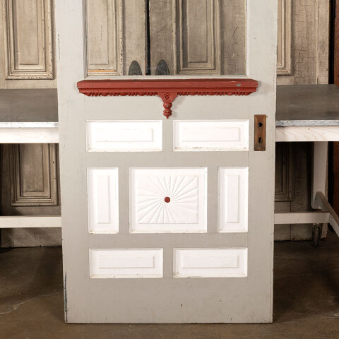 #45323 34x81 Salvaged Victorian Half Lite Entry Door image 3