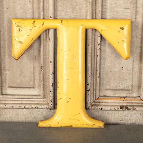 #45328 Salvaged Antique Metal Building Sign Letters image 2